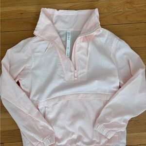 Lululemon Athletica Soft Pink Zip Pullover
